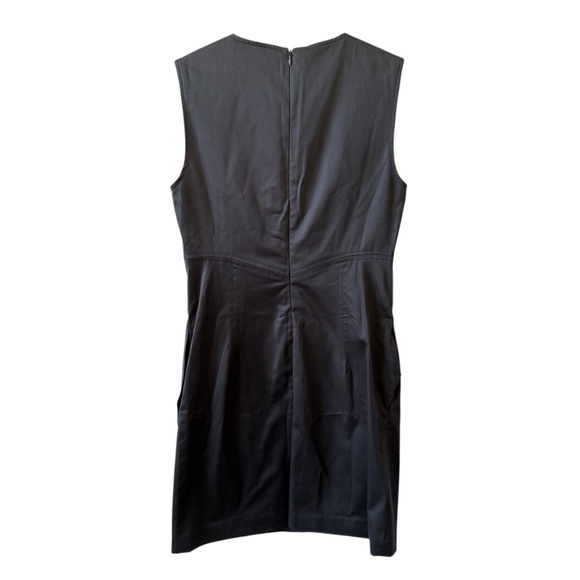 MILLY DRESS SHEATH POCKETS GROMMET NECKLINE CAREER CASUAL BUSINESS CASUAL 6 - Picture 4 of 10